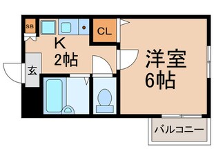 クラウンハウスの物件間取画像